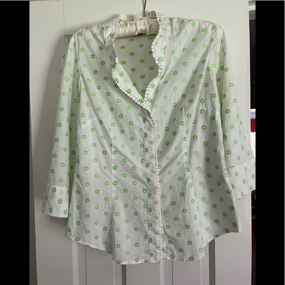 Lilly Pulitzer 100% cotton w/embellishments,  made in the Philippines NWOT